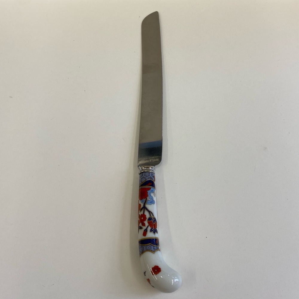 Vintage House of Prill Sheffield Stainless Steel MANDARIN Bread Knife Serrated